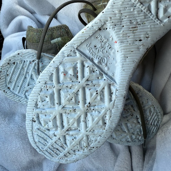 Converse CTAS Crater Hi 169417C Women Sz 7.5 Yellow Carbon Jasper Sneakers Shoes - Picture 4 of 5